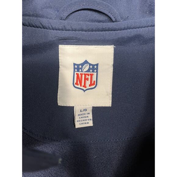 New England Patriots Shell Zip Up Jacket Mens NFL Size Large - Picture 5 of 6